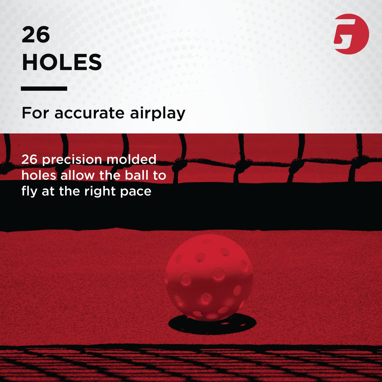 Gamma CGIP610 Photon Indoor Pickleball 6Pk