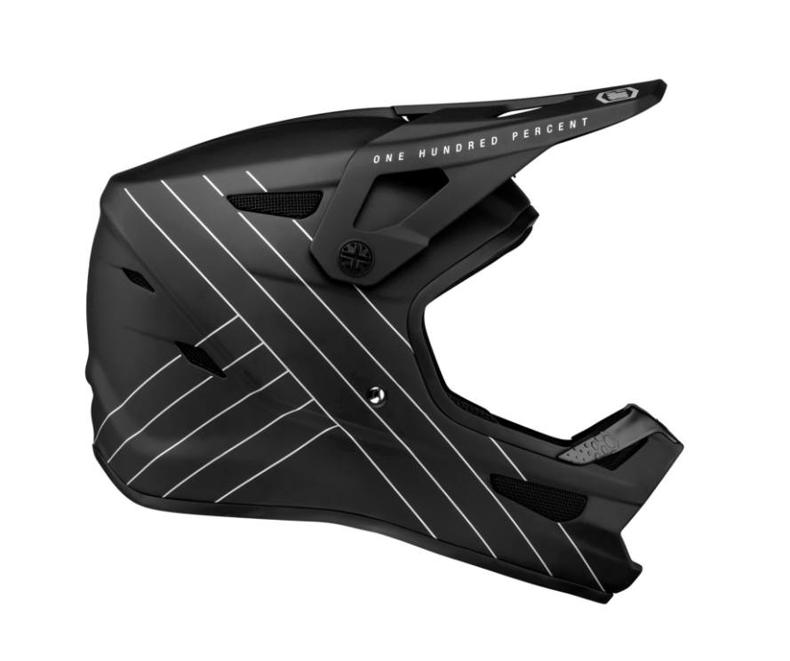 100% 80011-001-13: Status Bike Helmet -XLarge, Black