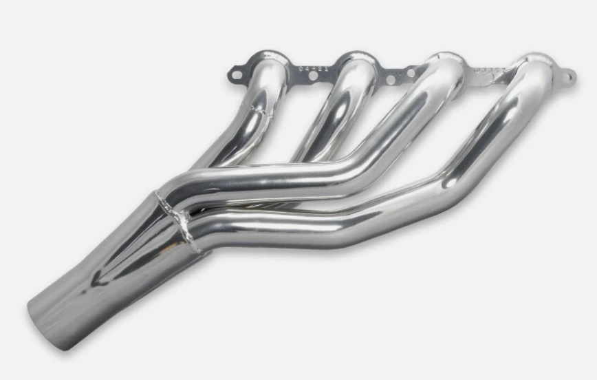 Doug's Header D3357: Mid-Length, Steel High Temperature Round Headers, Small Block LS -Black (2 per pack)