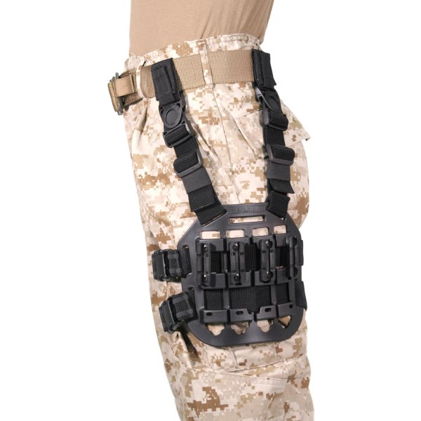 Blackhawk 432300PBK Modular Drop Leg Tactical Platform -Black