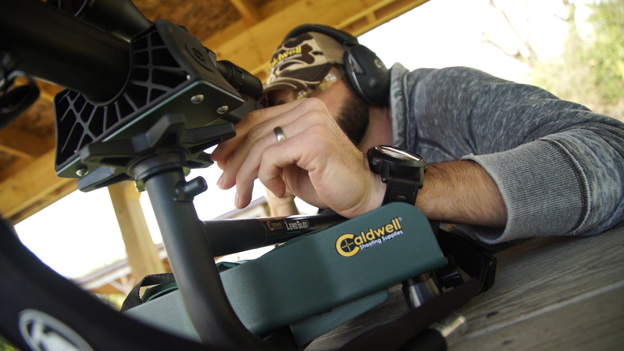 Caldwell 820310 Lead Sled 3 Adjustable Ambidextrous Recoil Reducing Rifle Shooting Rest for Outdoor Range