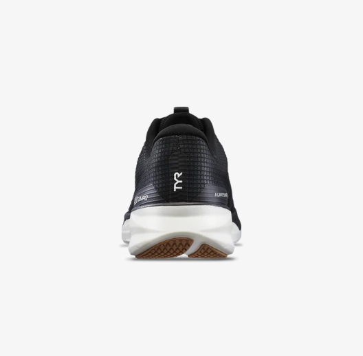 TYR SR1609: Men's SR-1 Tempo Runner Tennis Shoes -SIZE: 9, Black/White