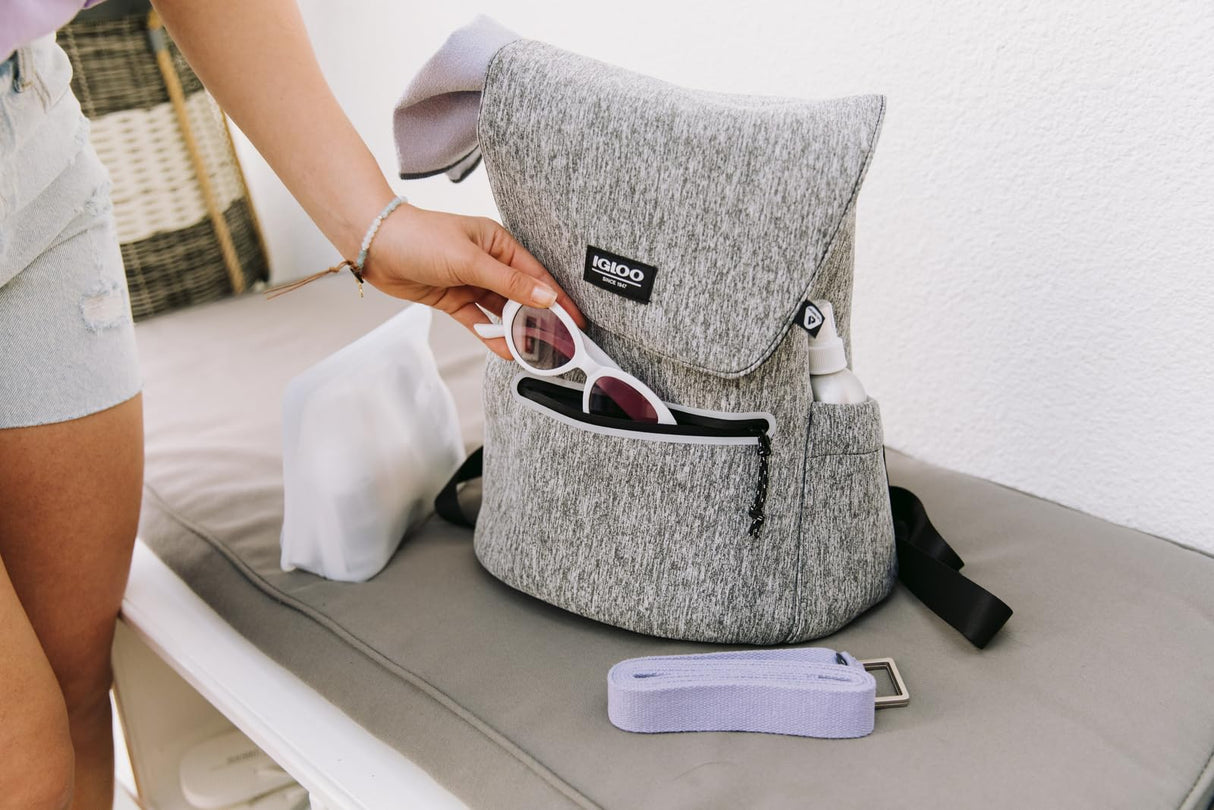 Igloo 00062117 Moxie Cinch Backpack 18 (Heather Grey )