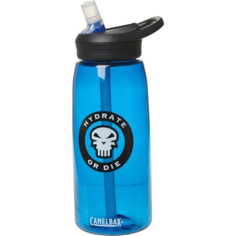 Camelbak 2464403001 Eddy+ 32oz Water Bottle w/Tritan Renew, Hydrate or Die -Oxford Blue
