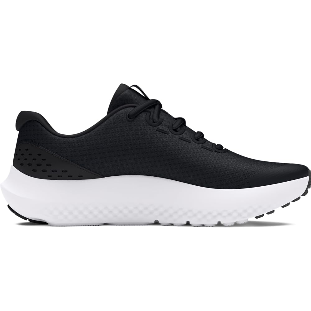 Under Armour 027103-001-7: UA BGS Surge 4 Youth Running Shoes -SIZE: 7 Big Kid, Black/Anthracite/White