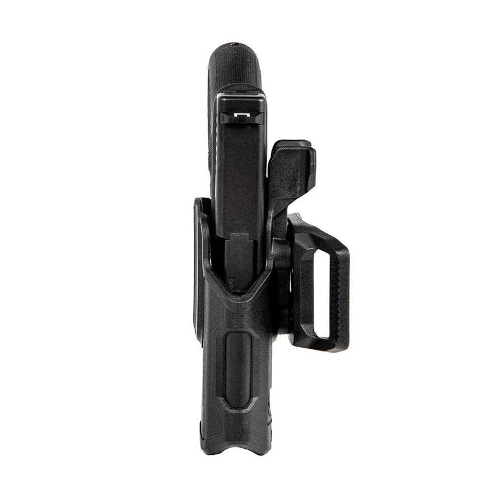 BLACKHAWK! 410761ABKR T-Series L2C Thumb-Activated Holster (Right Hand) -Matte Black