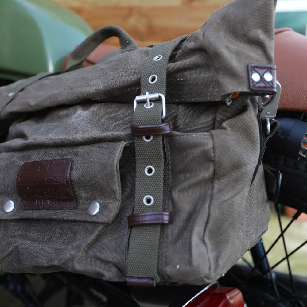 Oxford - Heritage Panniers Khaki 40L Khaki (OL578) Saddle Bag/Panniers