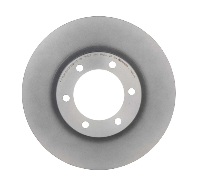Brembo 09.A204.1X: PRIME UV Coated Front Disc Brake Rotor (FITS: 04-07 Lexus GX470 & 03 Toyota 4Runner)