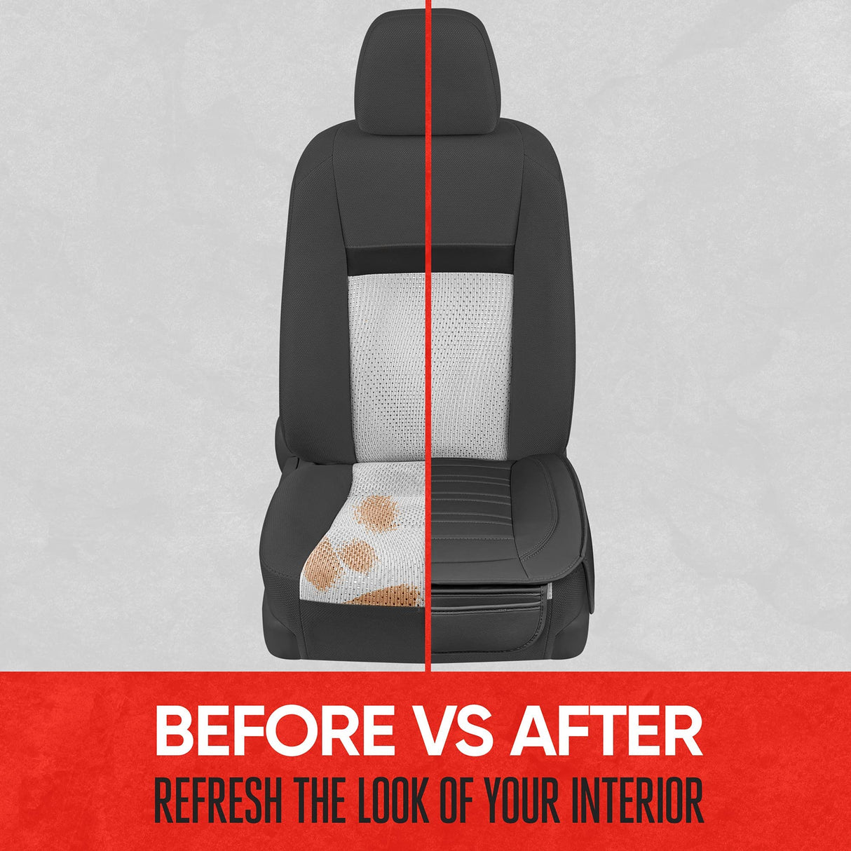 BDK Auto MTSC-420-BK Motor Trend Leather Seat Cushions -Black