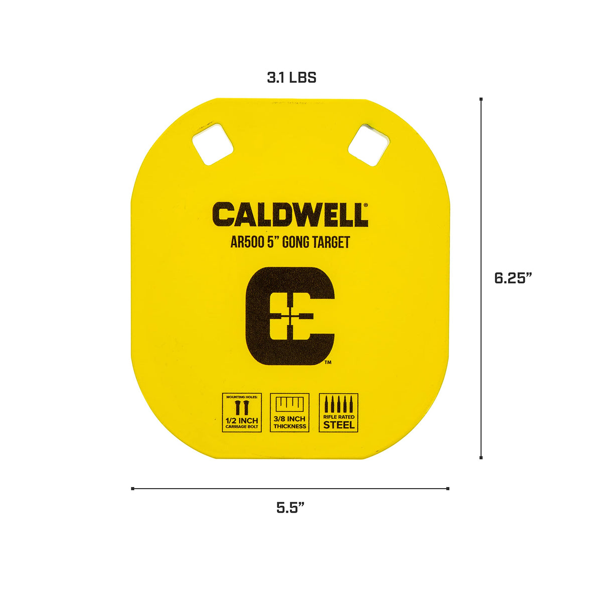 Caldwell 1116700 AR500 5" Caldwell C New 2020