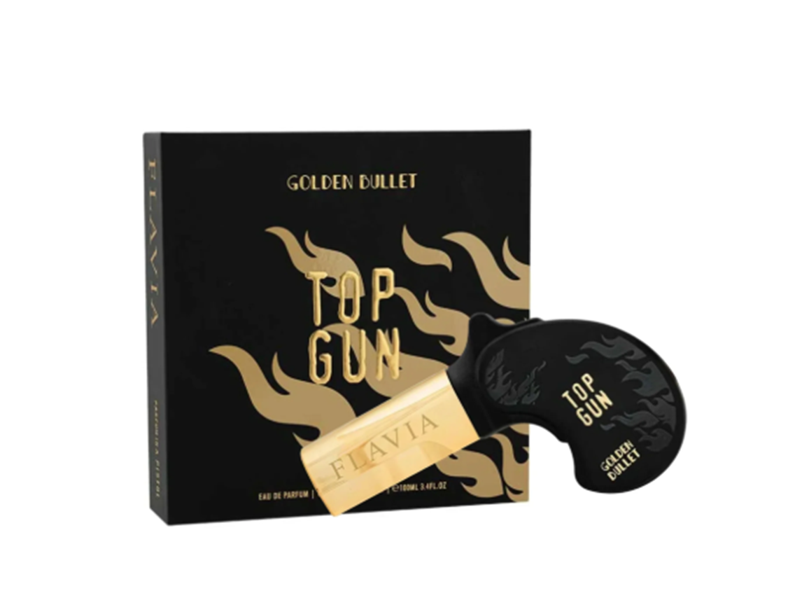 Flavia BP75646032: 3.4 fl oz Men's Top Gun Golden Bullet Eau De Parfum Spray