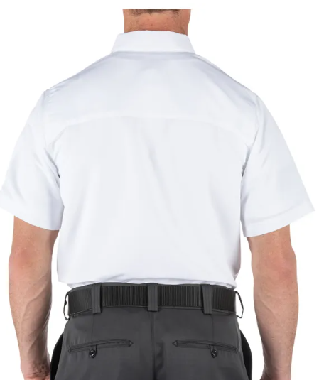 5.11 Tactical 71373T-992-L Men's Fast-Tac Short Sleeve Shirt -SIZE: Large, Uniform White