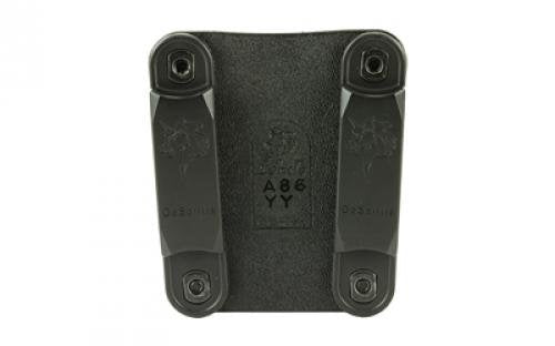 DeSantis A86KJYYZ0 Quantico Single Magazine Pouch (Ambidextrous) -Black (FITS: Glock 43 Magazine)
