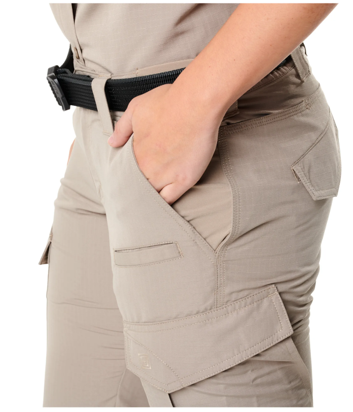 5.11 Tactical 64419-05512-L Women's Fast-TAC Cargo Tactical Pants -SIZE: 12 Long, Khaki
