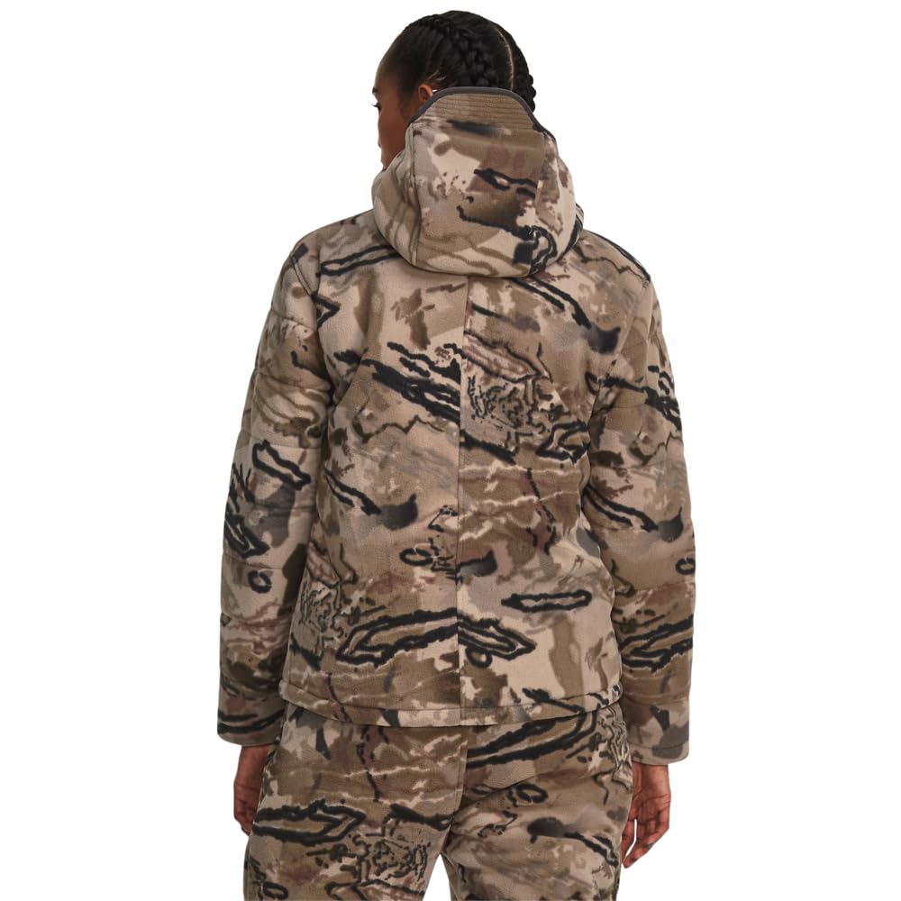 Under Armour 1378819-989-LG Women's UA Rut Windproof Jacket UA Barren Camo LG