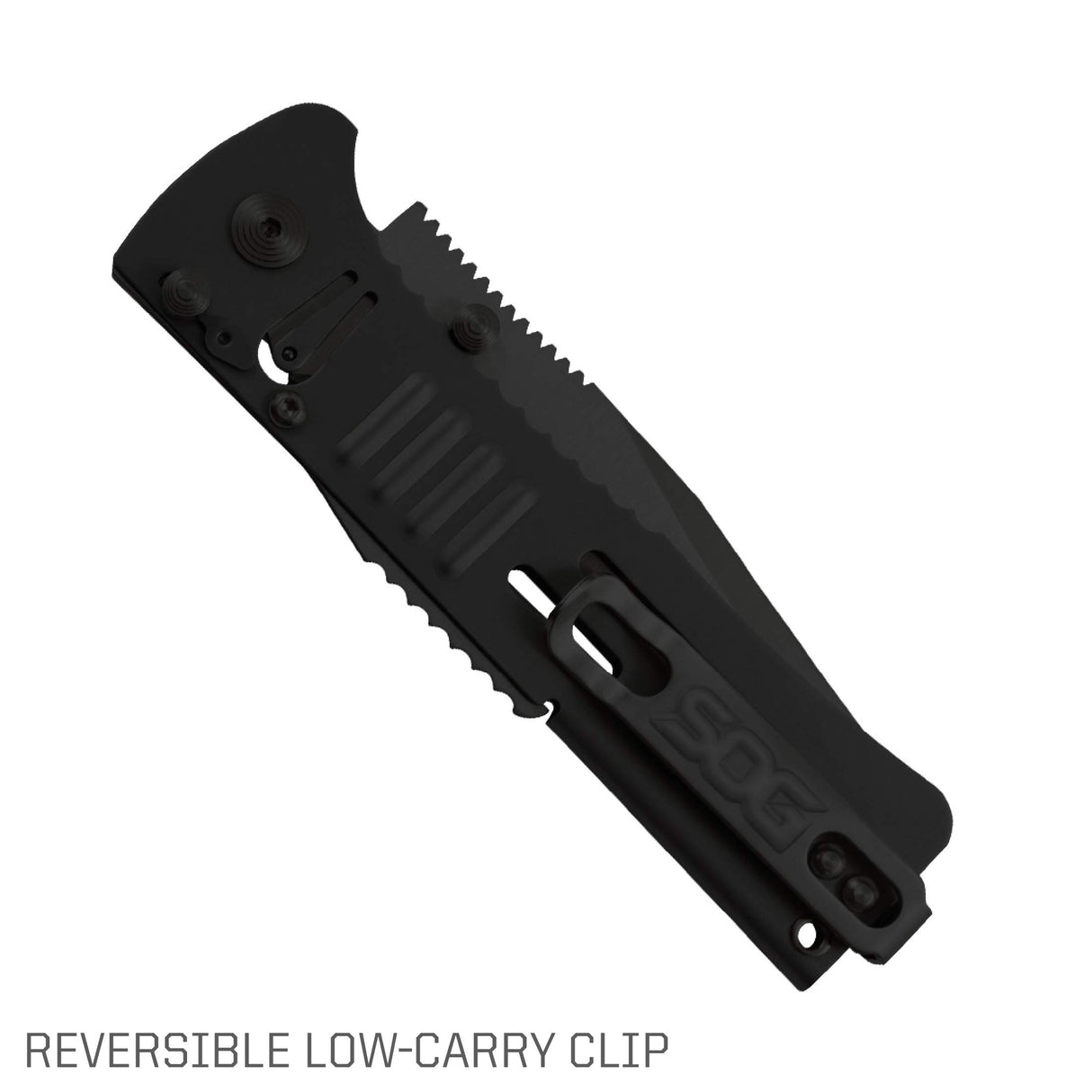 SOG Specialty Knives SJ32-CP Folding Knife SlimJim Slim Pocket Knife Black