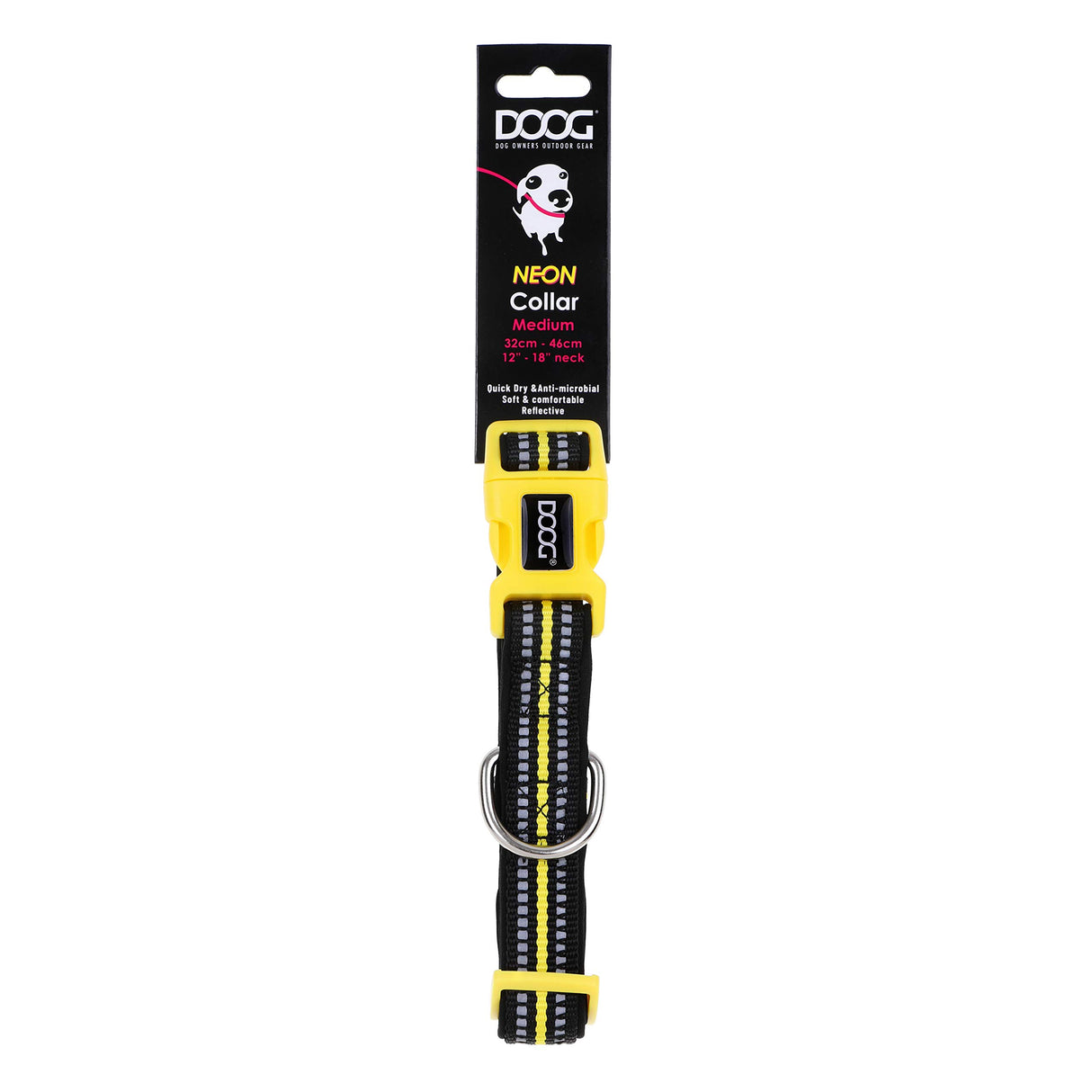 DOOG - Soft and Breathable Neoprene Padded Adjustable Dog Collar