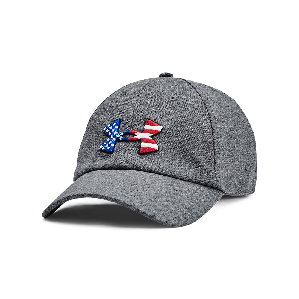 Under Armour 1369809-12-OSFM Men's UA Freedom Blitzing Adjustable Cap Pitch Gray OSFM