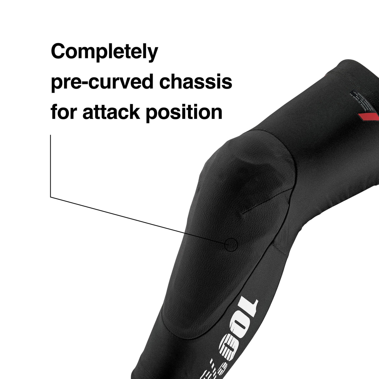 100 Percent - 100% Teratec Knee Guard Blk Xl (70003-00004)