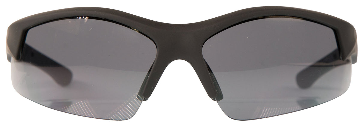 Smith & Wesson 110169 Super Cobra Black Rubberized Frame Shooting Glasses w/Smoke Lens