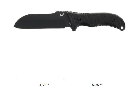 Schrade 1182514 Bedrock Sheepsfoot Fixed Blade