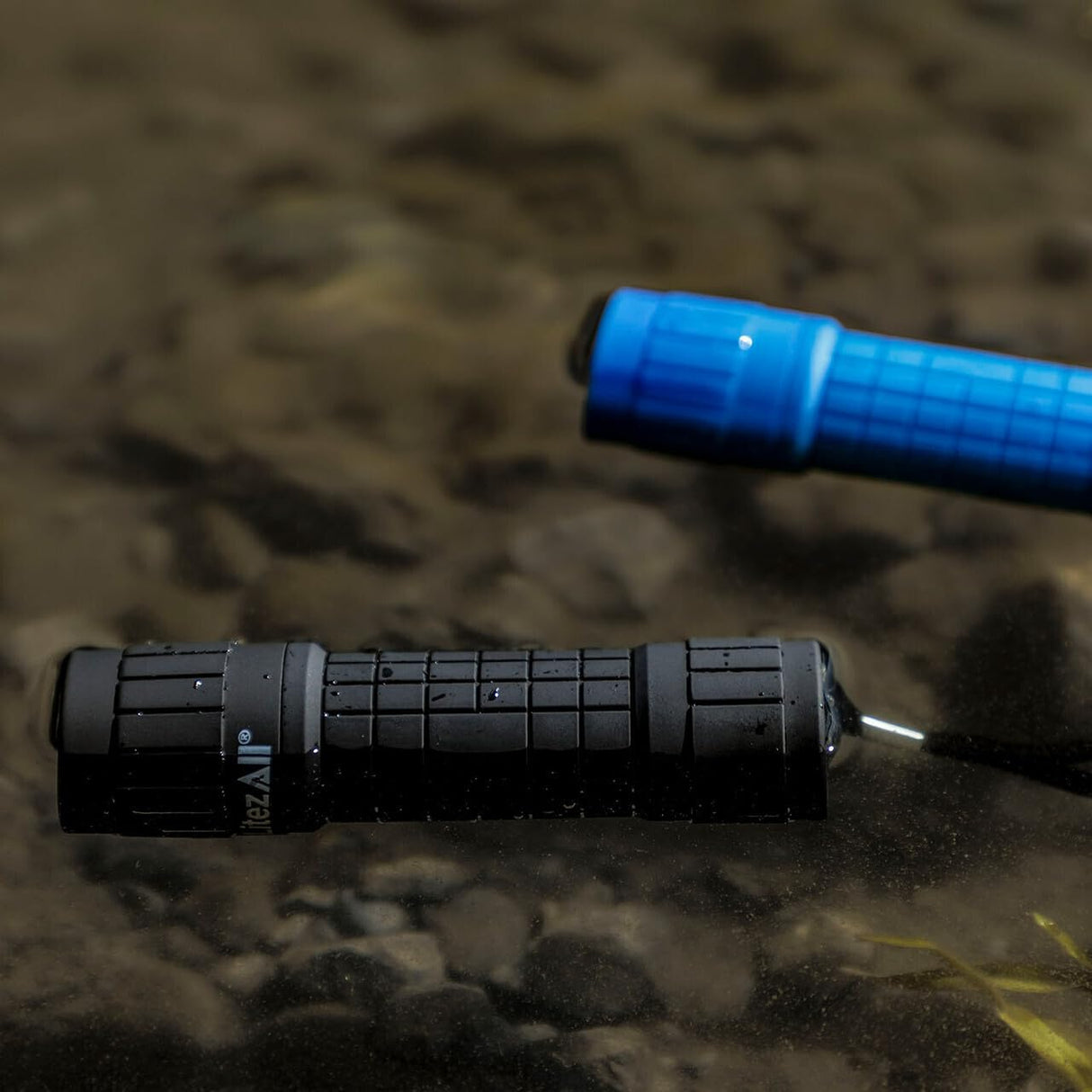 LitezAll 21333 100 Lumen All Weather Rubber Coated Pocket Flashlight -Various Colors