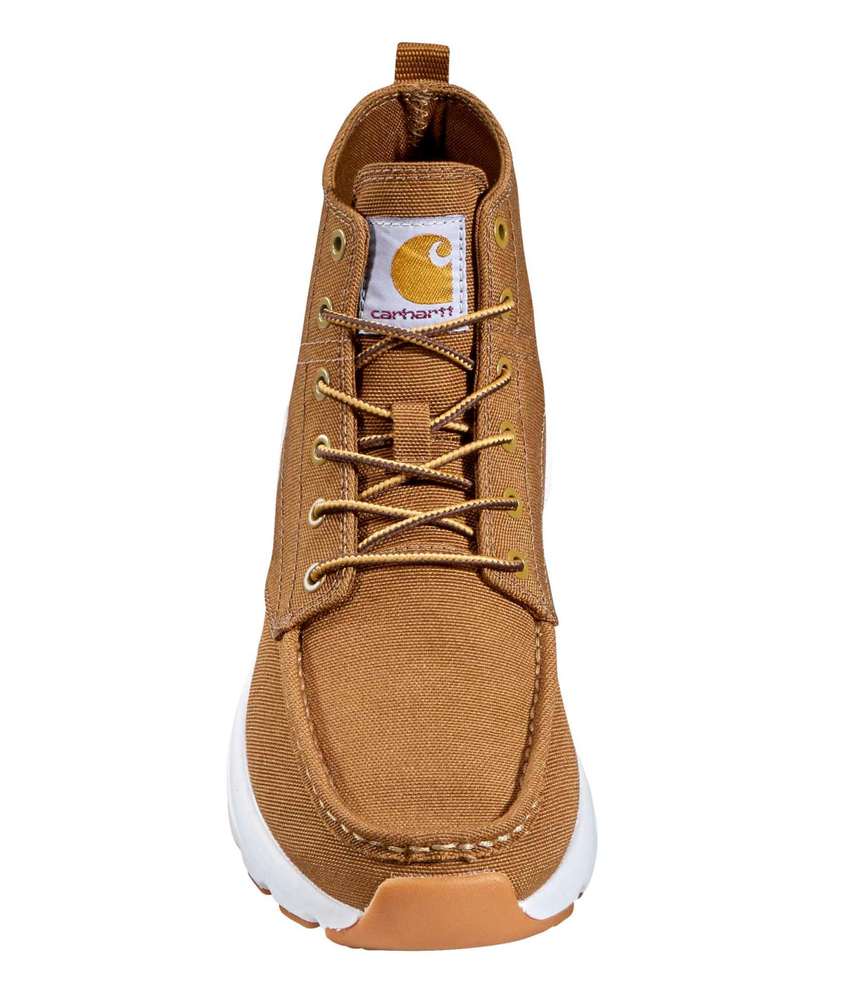 Carhartt FS4052-W10M Women's Haslett Moc Toe Canvas Chukka Boots -SIZE: 10M, Carhartt Brown
