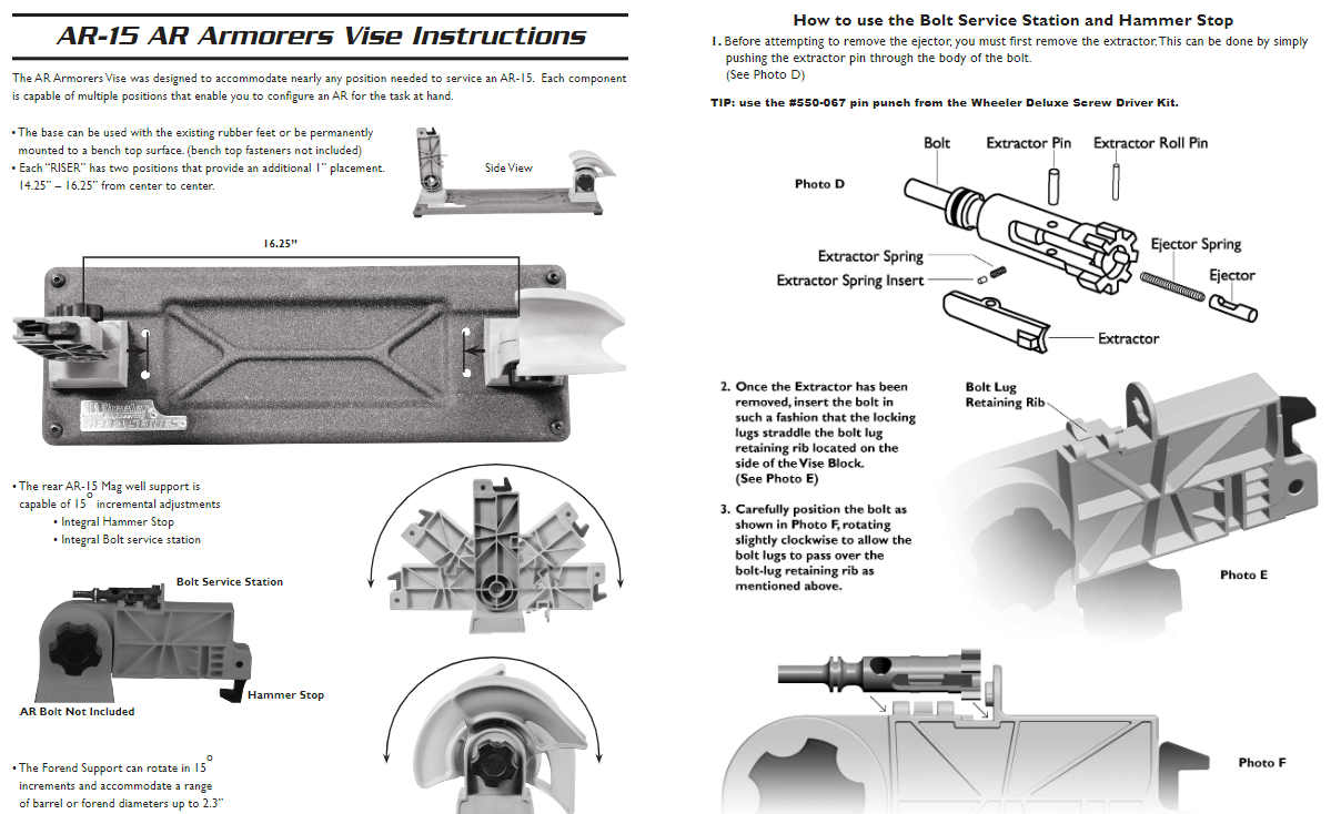 Wheeler 156559 AR Armorer's Ultra Kit