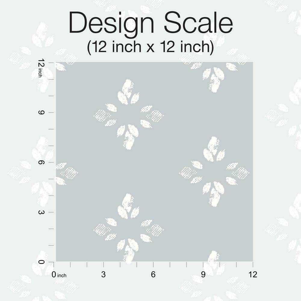 RoomMates RMK12144WP Rose Lindo Pressed Petals Peel & Stick Wallpaper -Taupe Gray