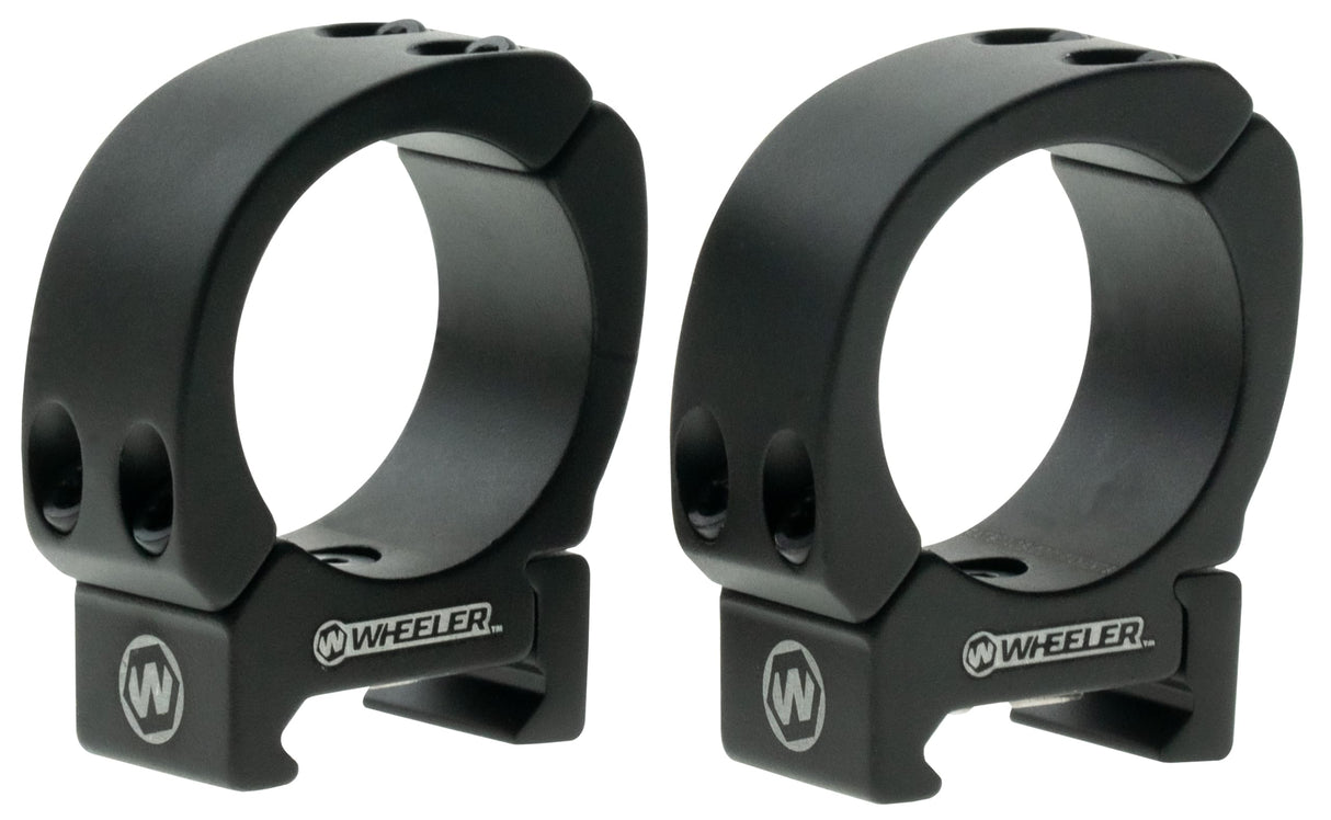 Wheeler 1133749 Sporter Bi-Weaver Style Pic Rings 1" H, High Mount (2 pack)