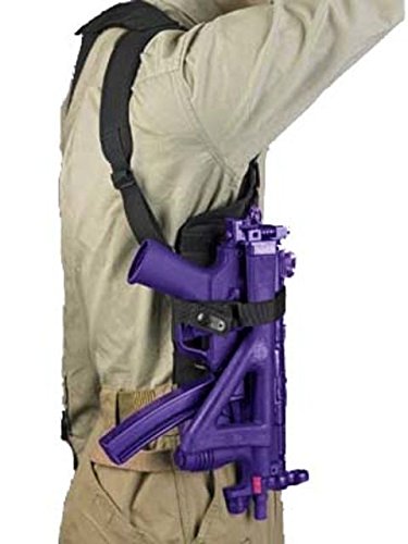 DeSantis M10BBMG90 DSD Shoulder Holster (Left Hand) -Black (FITS: SMG 9mm)