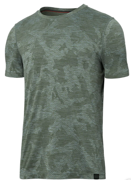 SAXX SXSC14-TRG-S All Day Aerator Tee -SIZE: Small, Tar Green Camo