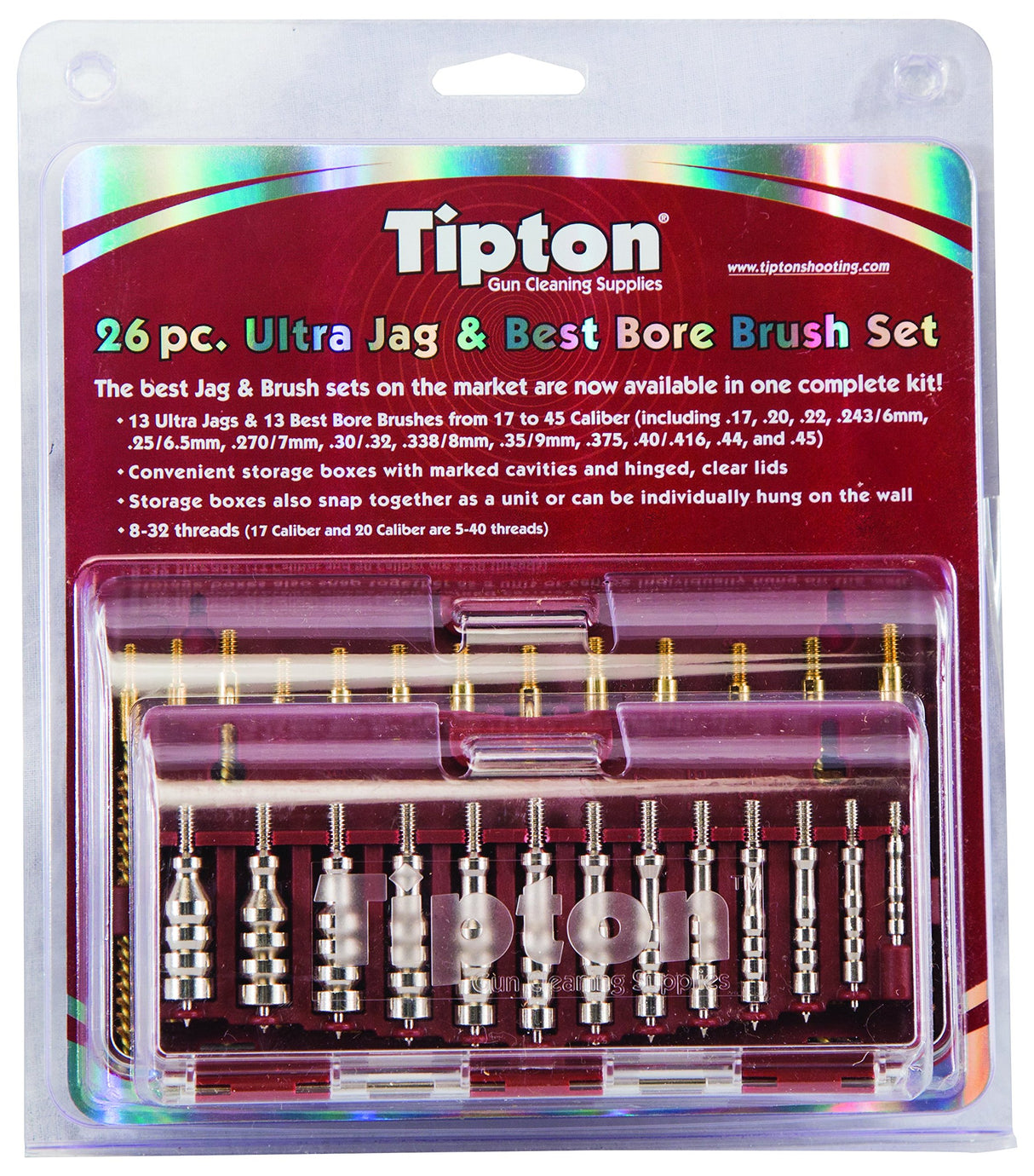 Tipton 444777 26pcs Ultra Jag / Brush Set