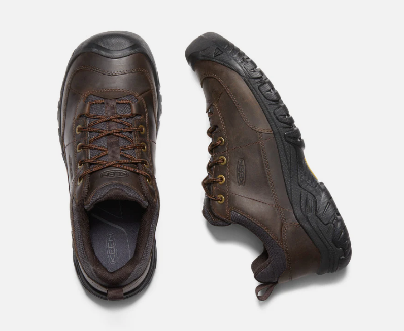 KEEN Footwear 102328811 Men's Targhee III Oxford Wide Shoes -SIZE: 11 W, Dark Earth/Mulch