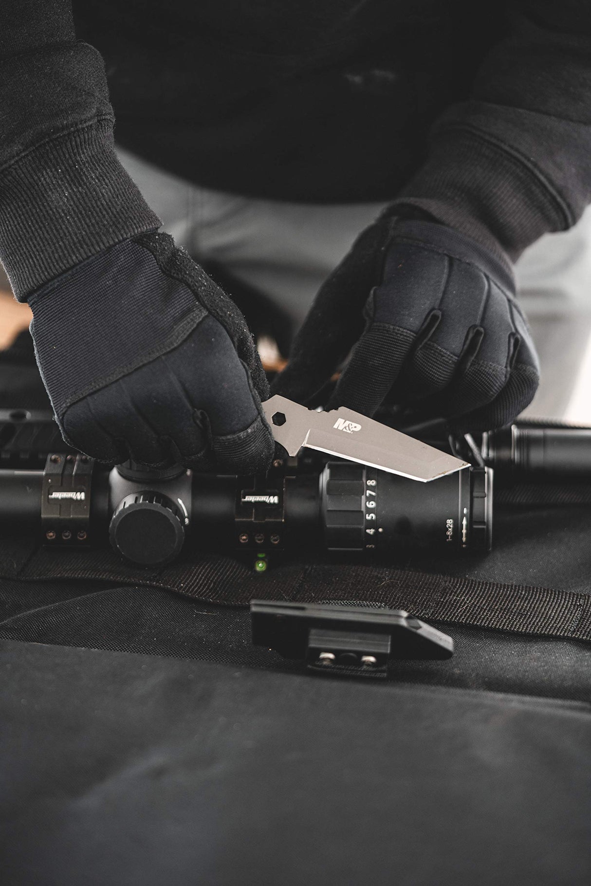 Smith & Wesson 1122585 M&P 5 Multi-Tool Tanto Fixed Blade Knife