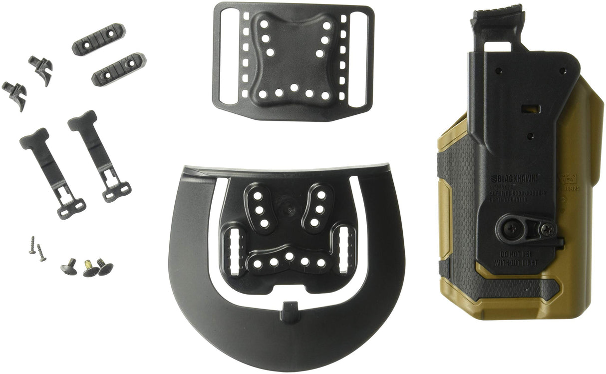 Blackhawk! 419001BCR Omnivore MultiFit Surefire X300RH Holster (Right Handed) -Black/Tan