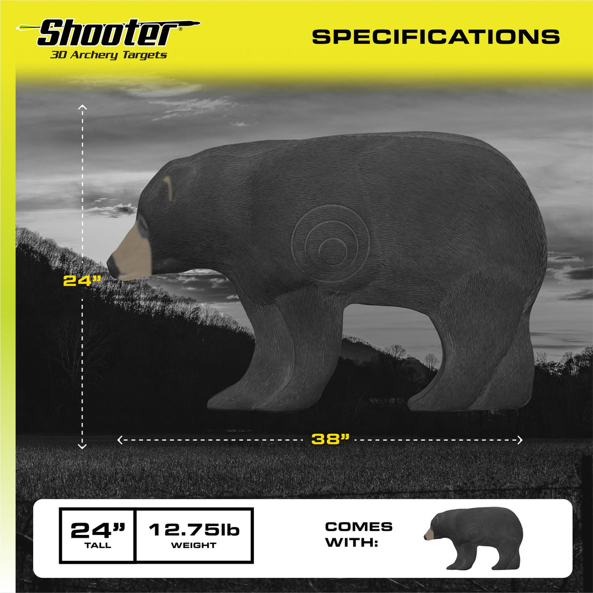 Glendel Buck G71300: Shooter Bear Decoy