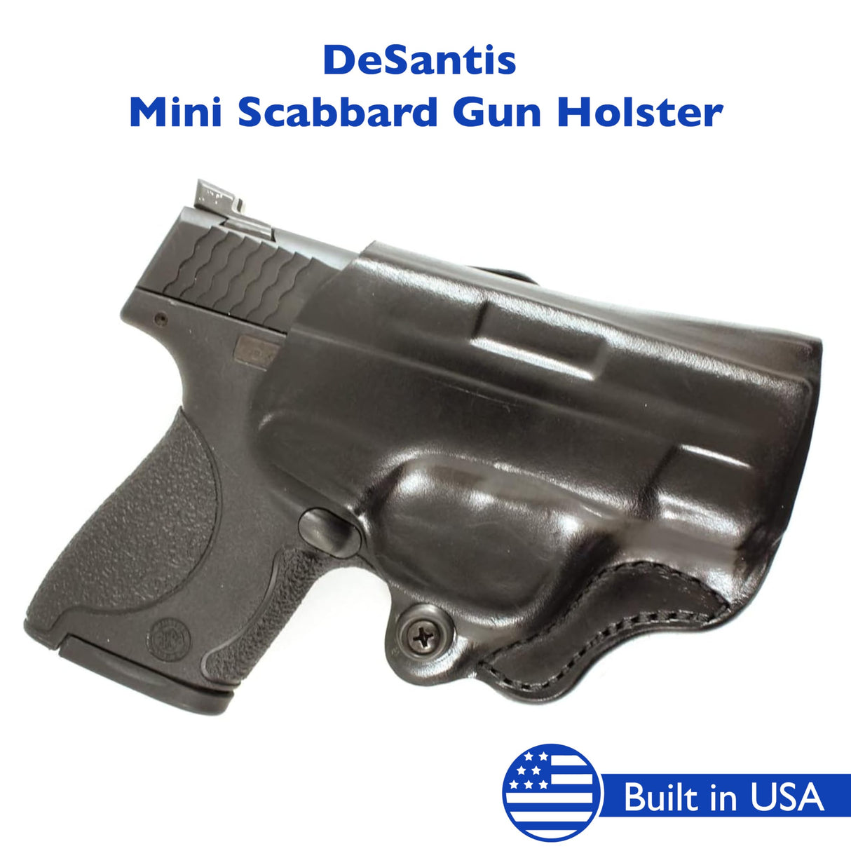 DeSantis 019BAX7Z0 Mini Scabbard Gun Holster (Right Hand) -Black