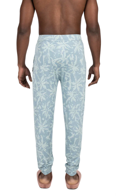 SAXX SXLP33-SPD-S Snooze Pant Splash Palms- Desert Blue S