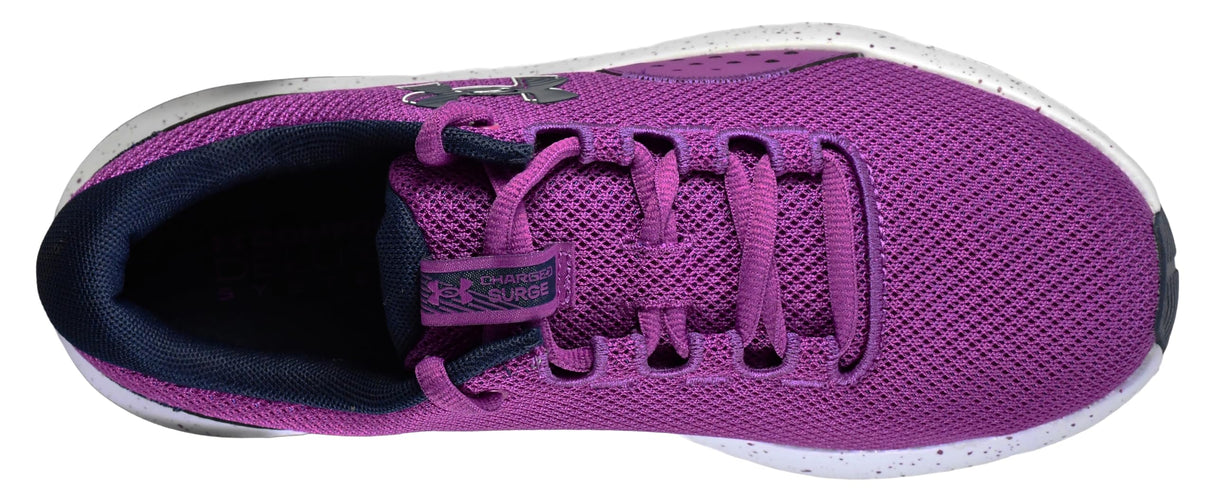 UA W Charged Surge 4 Women's Running Shoes -SIZE: 10, Andromeda Purple/Midnight Navy