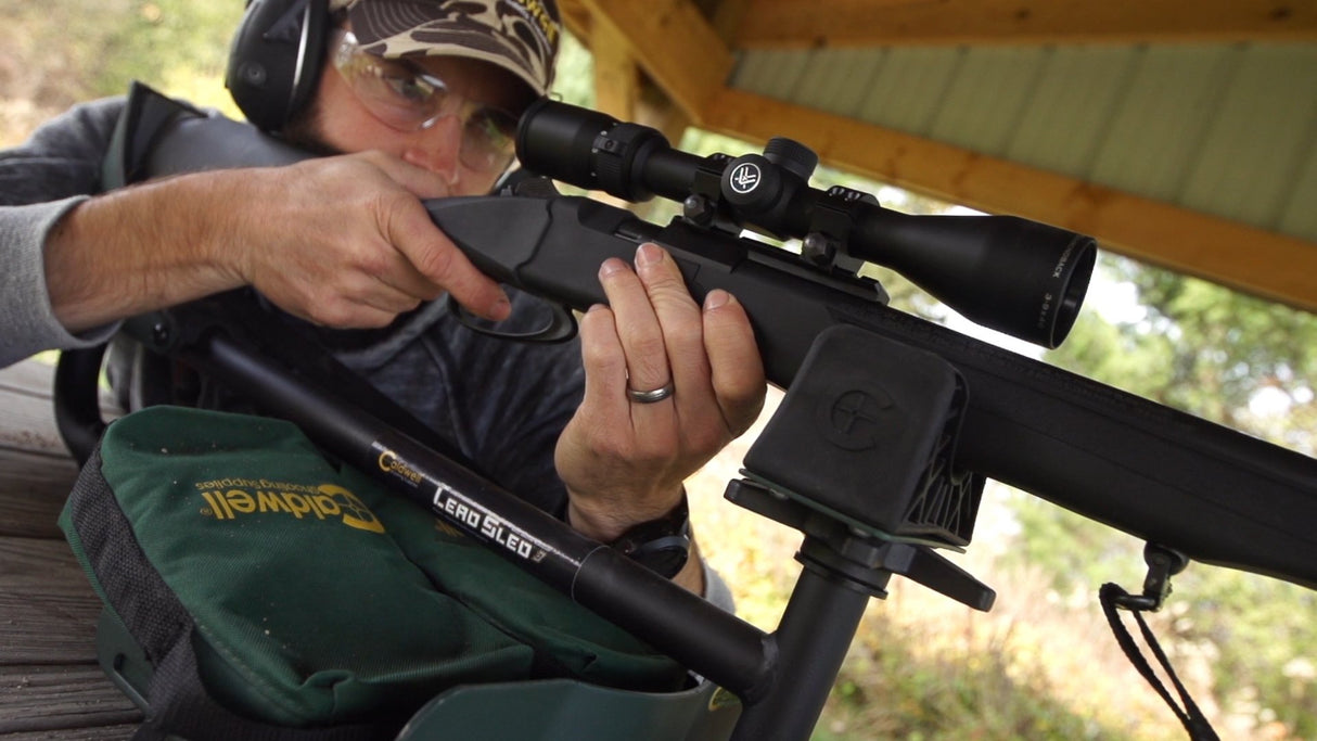 Caldwell 820310 Lead Sled 3 Adjustable Ambidextrous Recoil Reducing Rifle Shooting Rest for Outdoor Range