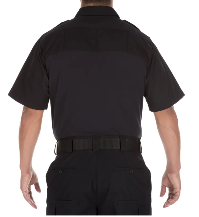 5.11 Tactical 71046-750-2XL-R Men's TACLITE PDU Rapid Short Sleeve Shirt -SIZE: 2XLarge, Midnight Navy Blue