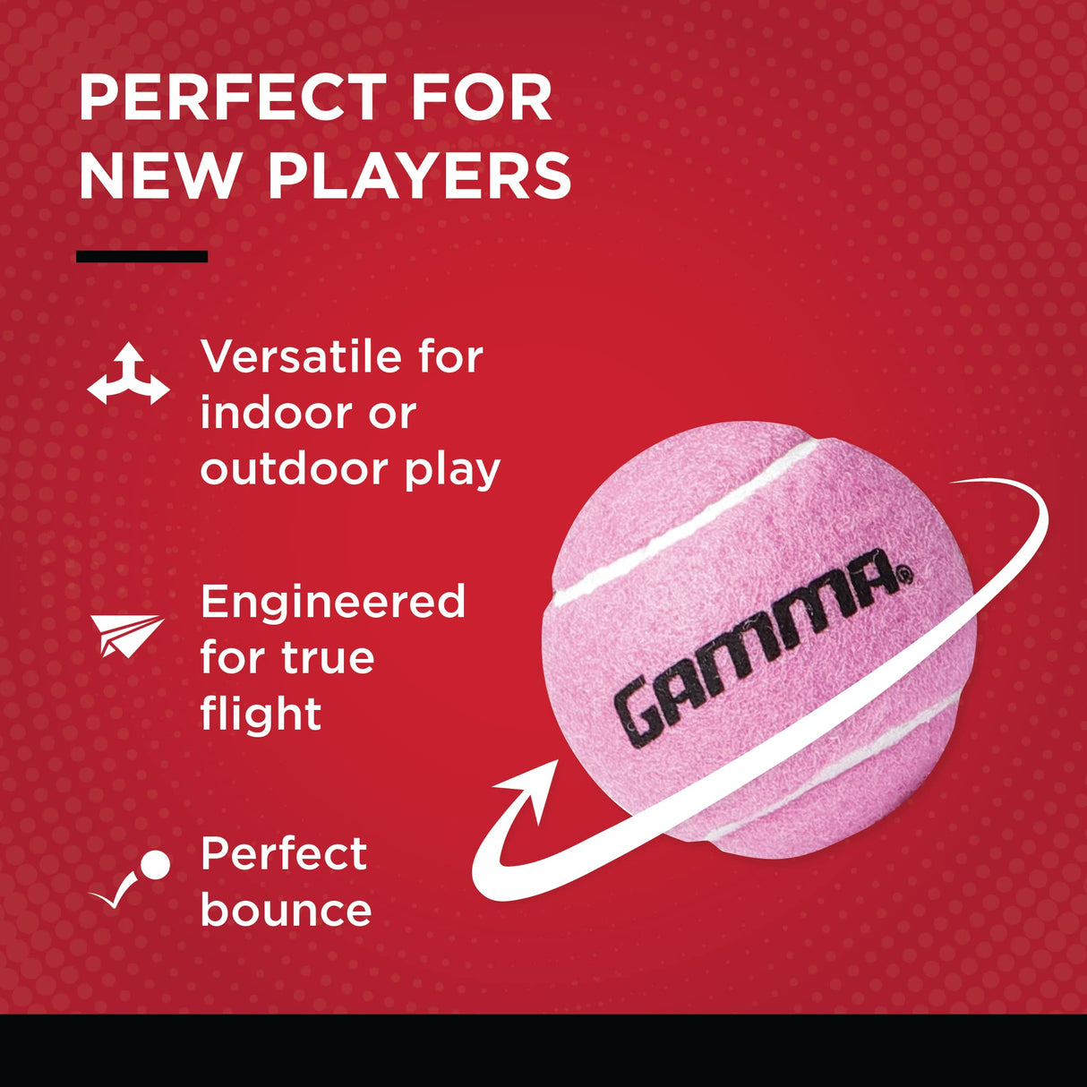 Gamma CGBOB13 Bag O Balls 18 Pink