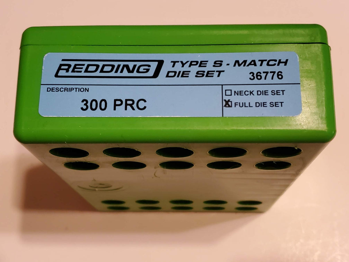 Redding Reloading 36776 300 PRC Type-S Match Full Die Set.