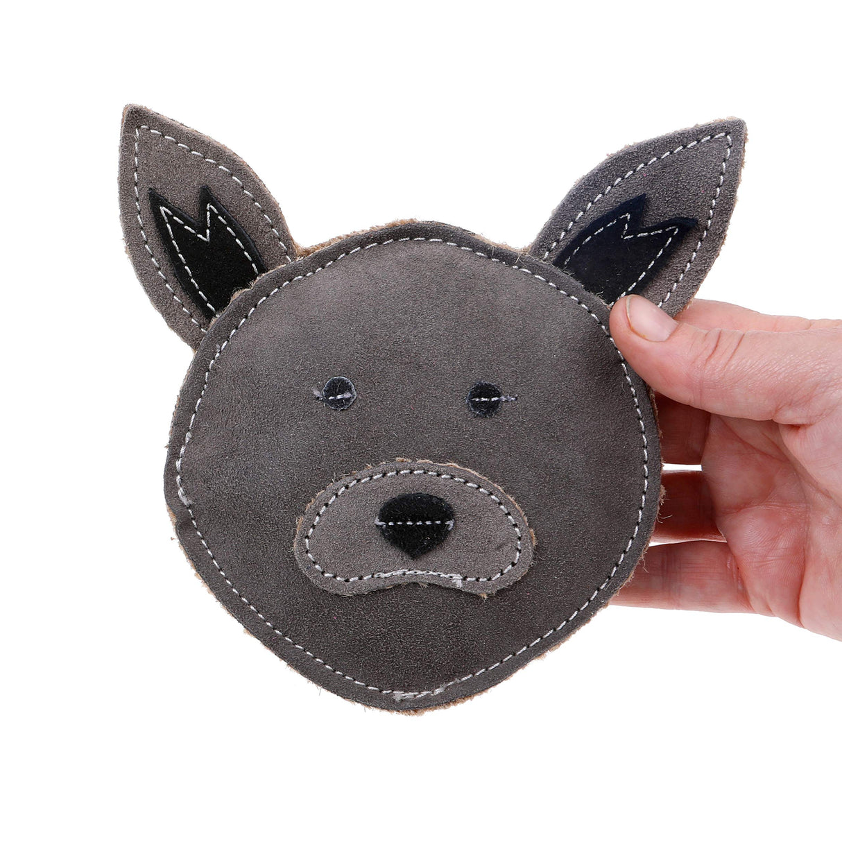 Country Tails -Suede Dog Face Premium Dog Toys