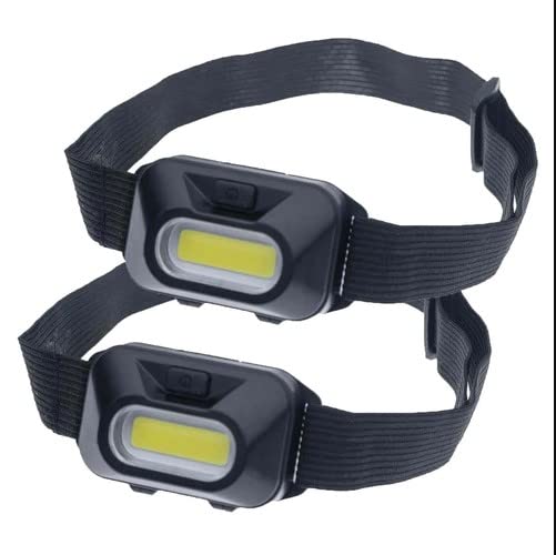 LitezAll 22996-12 120 Lumen LED Mini Headlamp 2 Pack