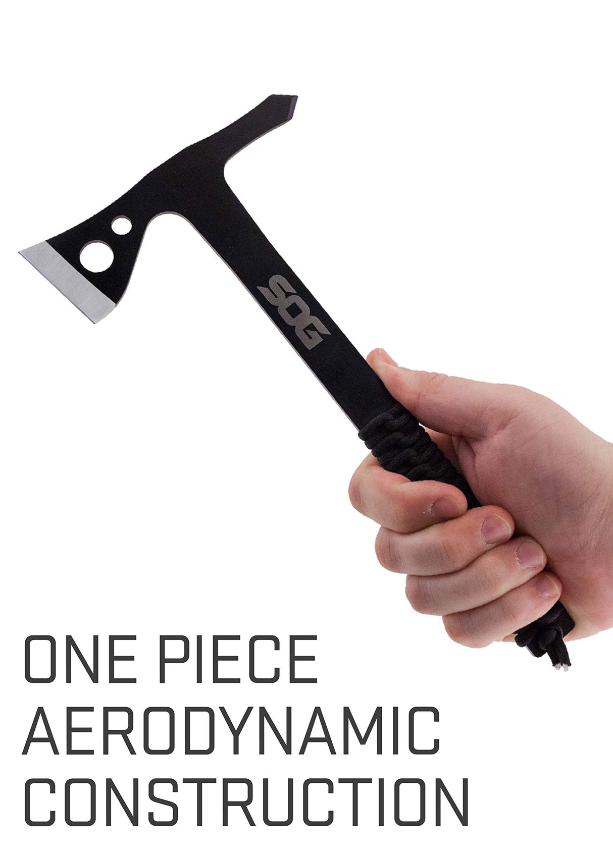 SOG Specialty Knives TH1001-CP One Piece Steel Throwing Hawk Axes w/Nylon Sheath Carrying Case (3 Pack)