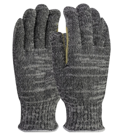 WPP MATPBK40GYPL-L 7ga Seamless Knit ATA/Cotton Blend Heavy Weight Gloves -Large, Gray