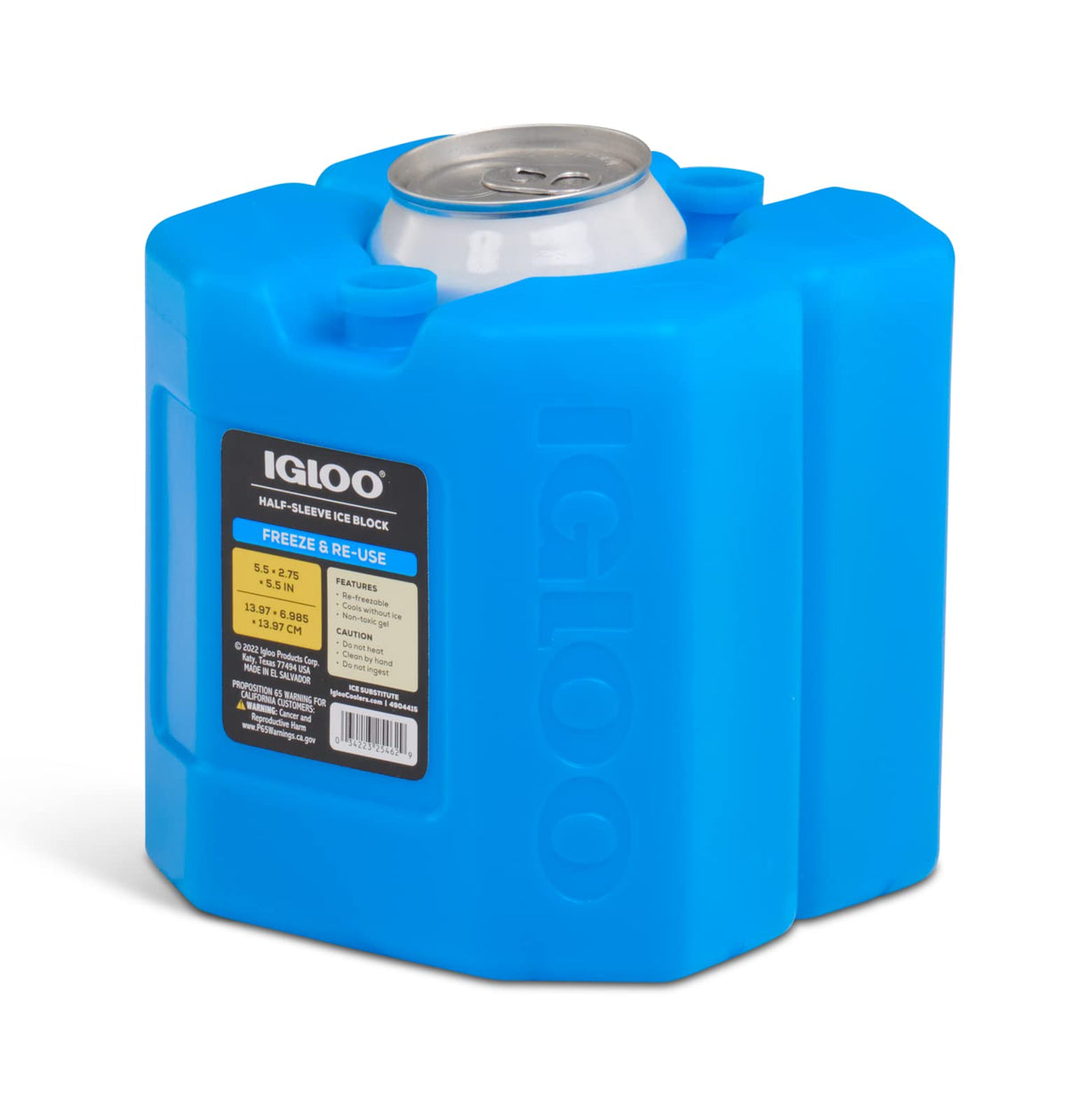 Igloo 00025462 Maxcold Ice Block 1/2 Sleeve BLUE