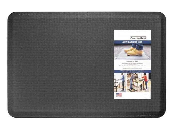 WeatherTech 81AF23BWGS: 36" x 24" Comfort Mat, Grey -Woven Textured